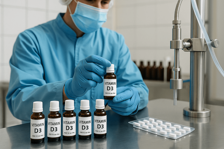 Производство витамина D3